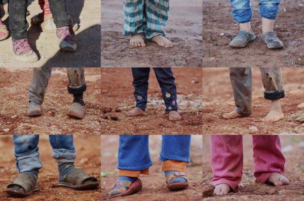 お知らせ：シリア難民の子供たちにシューズを!（写真1）
